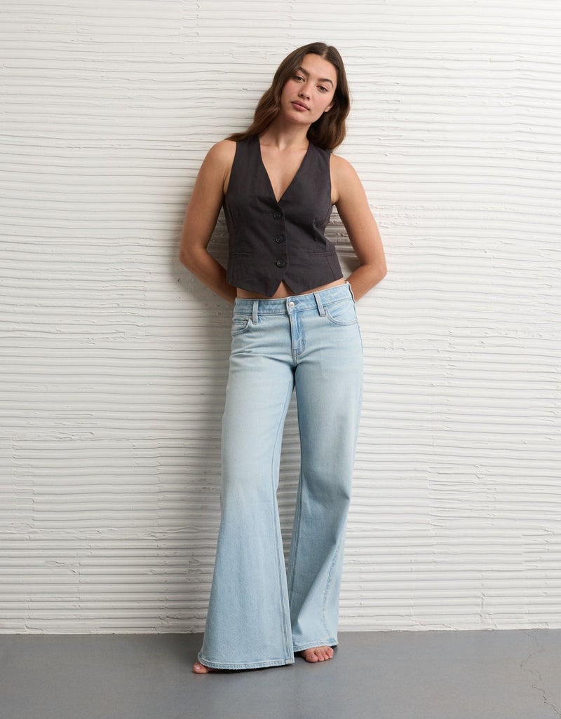 American Eagle AE Woven Vest - Image 1