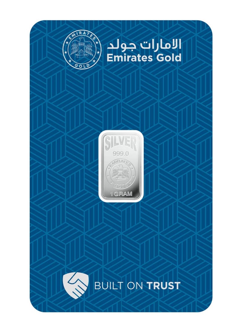 Emirates Gold Emirates | 1g Pure Silver Bar 999 - 1 Gram  - Image 1
