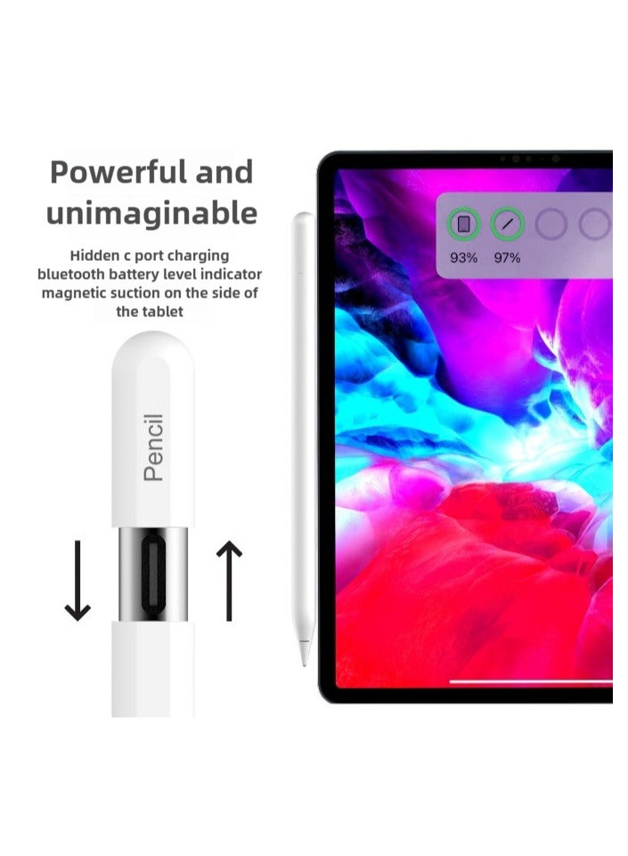 Compatible with iPad 2018-2025, iPad Pencil (2x Faster Charging), Tilt-Sensitive Apple Stylus, Apple Pencil for iPad G6/7/8/9/10/11, iPad Pro 11 and 12.9-inch, iPad Air G5/4/M2/M3, iPad Mini  - Image 2