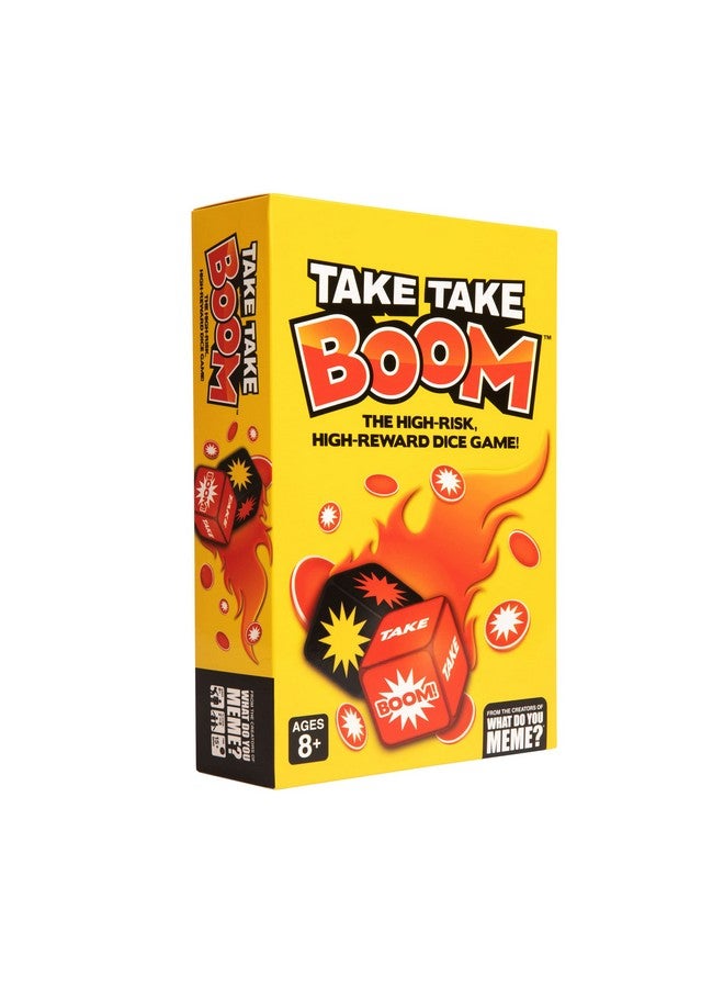 WHAT DO YOU MEME? Take Take Boom: The High-Risk, High-Reward Family Dice Game by What Do You Meme?® for 3 + players - Image 1