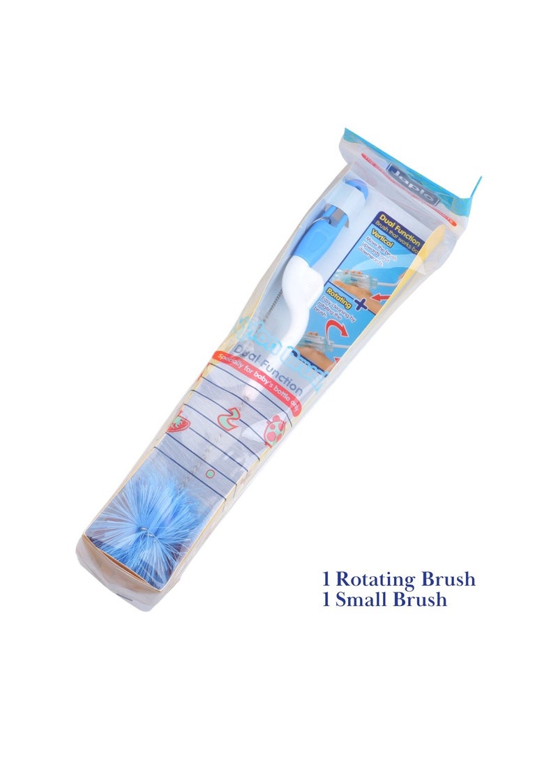 جابلو فرشاة تنظيف زجاجات الحليب 2 في 1- فرشاة دوارة - Image 1