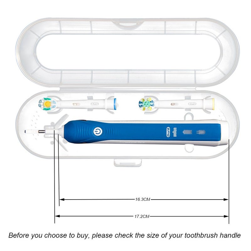 Nincha Portable Replacement Plastic Electric Toothbrush Travel Case for Oral-B Pro Series - Image 3