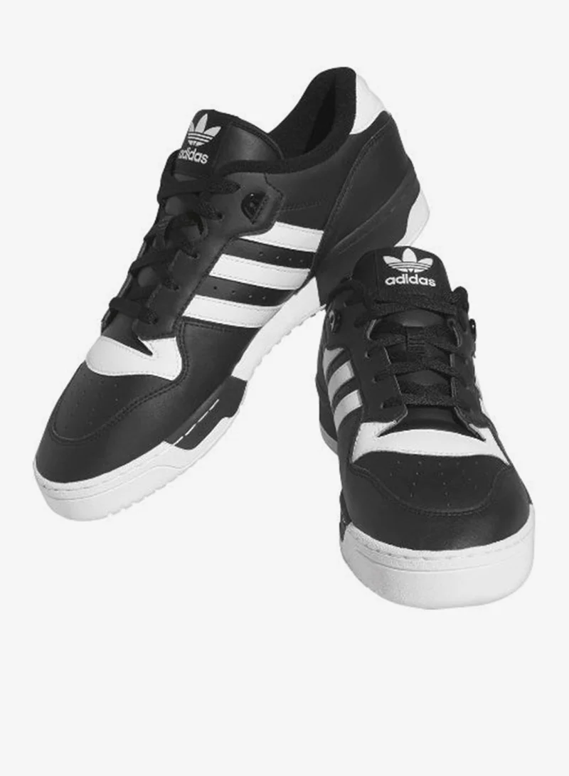 adidas Originals CBLACK/FTWWHT/CBLACK Rivalry Low Black Basketball Shoes  | Best Price UAE
