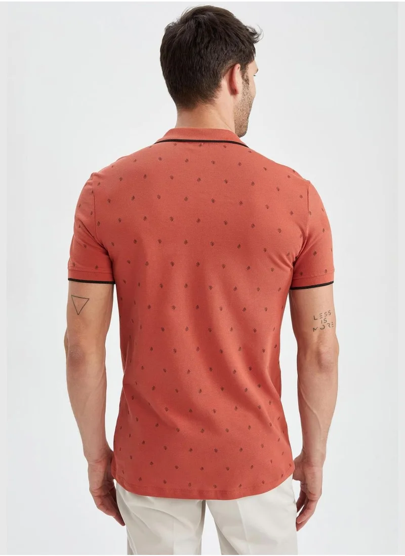 ديفاكتو Slim Fit Short Sleeve T-Shirt