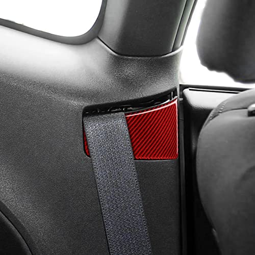 BRMYL Car Carbon Fiber Safety Belt Buckle Decals for Dodge Challenger 2015 2016 2017 2018 2019 2020 2021 2022 2023 Accessories Stickers - Image 5