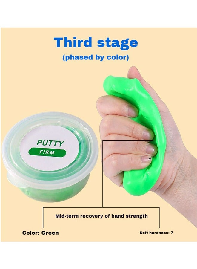 HAVEN Therapy Putty  - Four Pack for Finger Hand & Grip Strength Exercise - Extra Soft, Soft, Medium & Firm Resistance Kit for Adult, Children - Squeezable Stress Ball  - Image 4