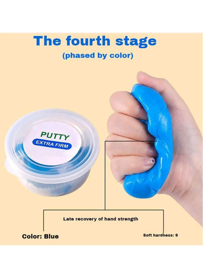 HAVEN Therapy Putty  - Four Pack for Finger Hand & Grip Strength Exercise - Extra Soft, Soft, Medium & Firm Resistance Kit for Adult, Children - Squeezable Stress Ball  - Image 5