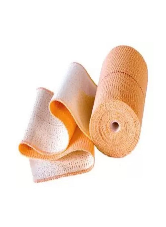 Rossify Mediplast Elastic Adhesive Bandage - 10cm x 4/6m Crepe Bandage for Strong Support, Injury Recovery & Pain Relief - Stretchable & Skin-Friendly - Image 4