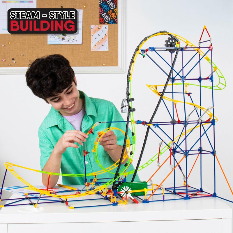 K'NEX Education - STEM Explorations: Roller Coaster Set ‚ 546 Pieces, Creative Building Set‚ Ages 8+ - Image 2
