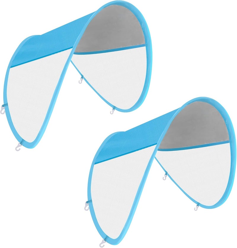 Adnee 2 Pack Baby Swim Float Canopy,Foldable Sun Protection Canopy for Baby Pool Floats,UV-Proof Canopy,Sun Canopy Suitable for Mambo Baby Float - Image 1