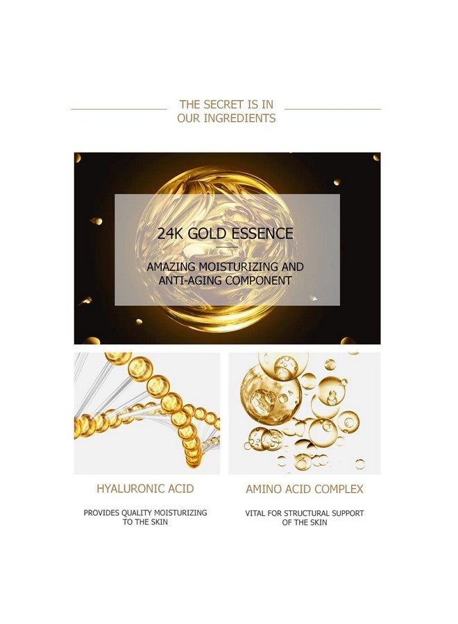 VENZEN Golden Hexapeptide Eye Essence Skin Repair Moisturizing Dark Circles Removal 30Ml/1Fl.Oz - Image 5