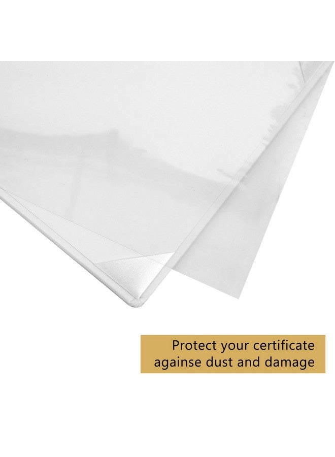 جرادجويشون مول شهادة زواج، غلاف دبلومة مطبوع مبطن مقاس 8.5 × 11 بوصة، حامل دبلومة أبيض - Image 5