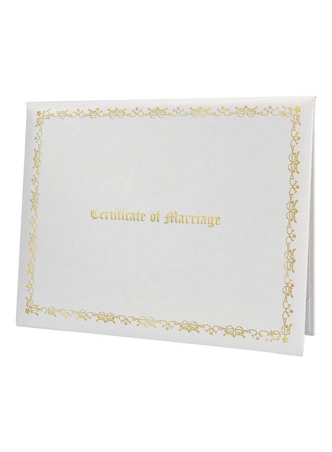 جرادجويشون مول شهادة زواج، غلاف دبلومة مطبوع مبطن مقاس 8.5 × 11 بوصة، حامل دبلومة أبيض - Image 4