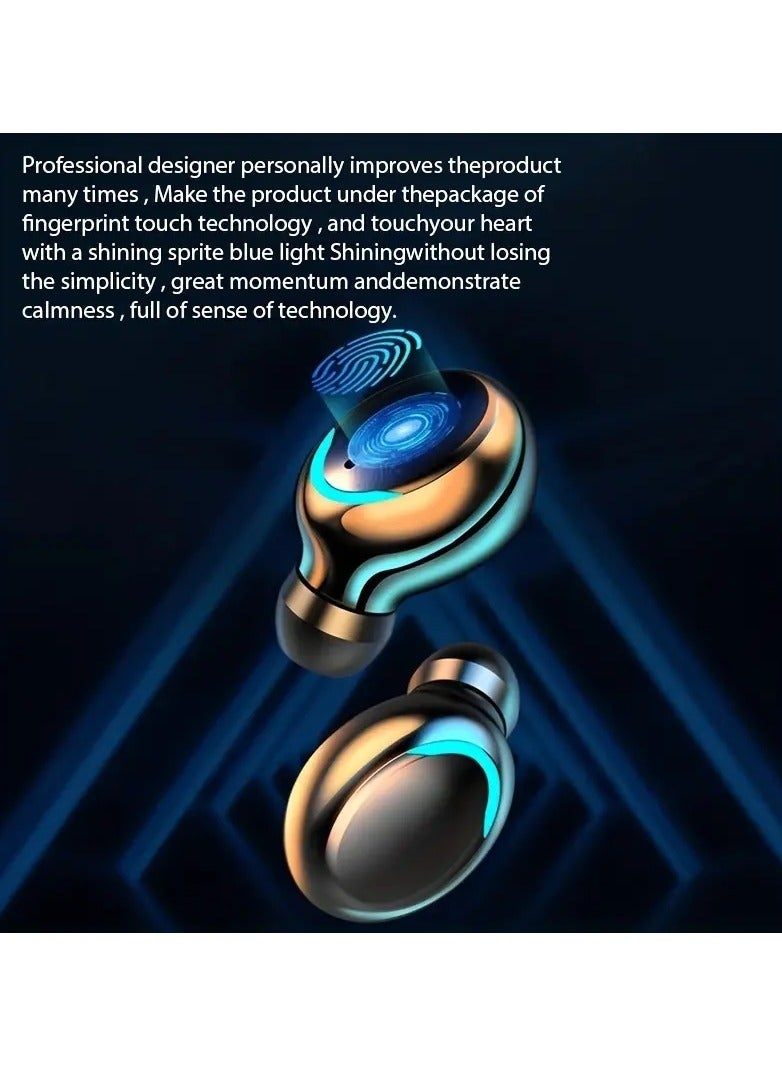F9 Tws In-Ear Hi-fi Stereo Wireless Earphone Wireless Earbuds Sports Life Headphones Gaming Headset For Iphone Android, Gifts For Women For Women & Men