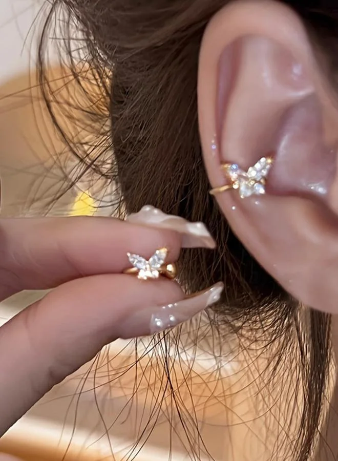 Take Two Butterfly Shaped Ear Clip Earrings