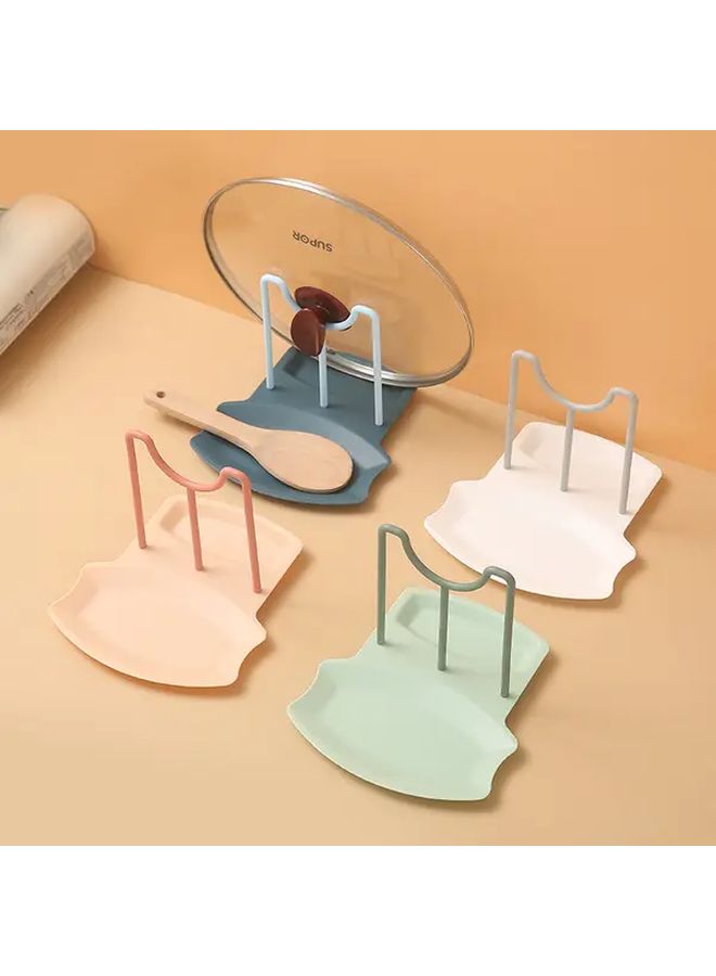 Pink Acrylic Pot Lid Holder Kitchen Organizer Heavy Duty Space Saving Utensil Rack For Small Apartment Living - Image 1
