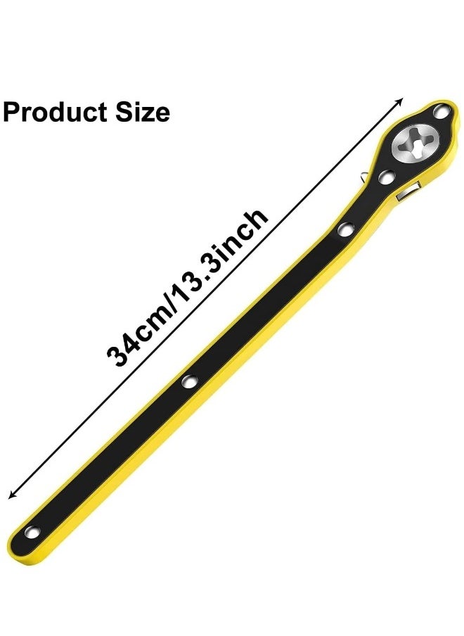 ShebSheb - Car Socket Wrench 360° Rotation Labor-Saving Car Socket Wrench Lifting Speed Handle Tool Suitable For Travel Trucks SUV Car - Image 1