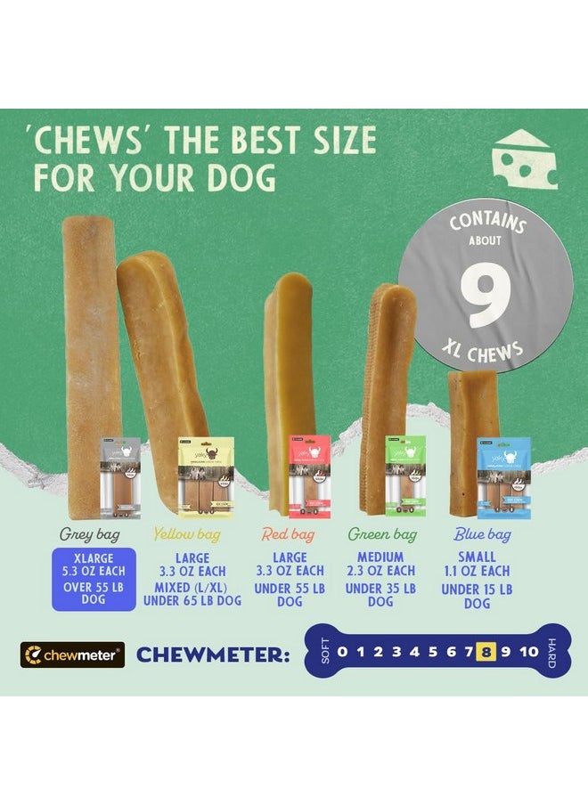 Chewmeter Yaky Himalayan Cheese Chews | Natural Yak Cheese Dog Chews | Long Lasting, Stain Free, Protein Rich, Low Odor | 100% Natural, Healthy & Safe | XLarge | for Dogs 55 lbs and Larger | 3.0 lb - pzsku/Z5460EF23B6805F034C64Z/45/_/1737032163/08b4ee59-377d-46ec-b4cc-17ca19e5e787