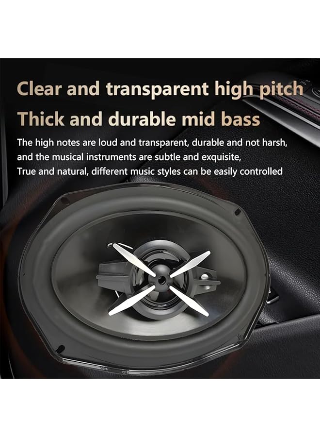Generic Road Winners Rw-6960 3-Way Car Speakers, 450W Peak Power, 60W Rms, 6X9 Inch, Mega Bass, Set Of 2  - Image 4