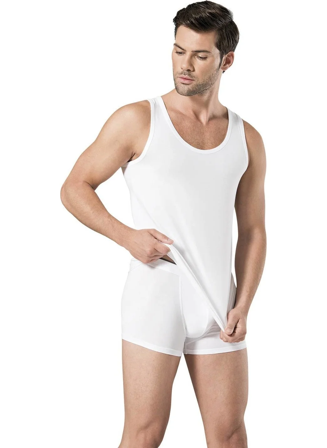 pierre cardin Men's Flexible Athlete Boxer Set