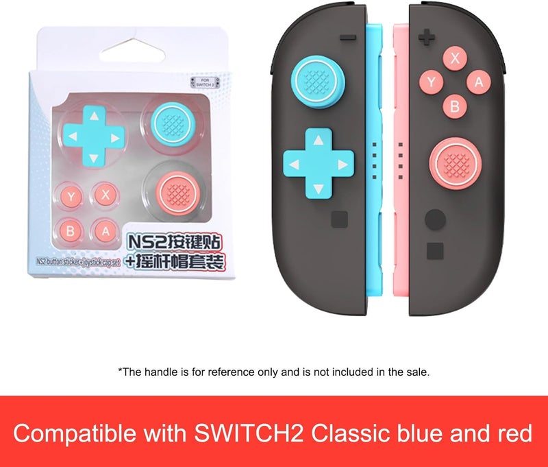 مجموعة إكسسوارات حقيبة السفر لجهاز Nintendo Switch 2 (2025). حامل مجمع إكسسوارات صلب محمول عالي السعة، واقي شاشين، ملصق أزرار ABXY، مجموعة مقابض الإبهام - Image 4