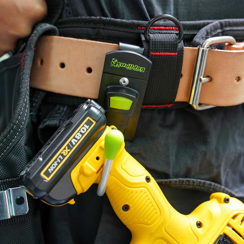 KUNN Power Tool Holster Cordless Drill Holster/Single Hook with Metal Clip for Easy Attachment - Image 3