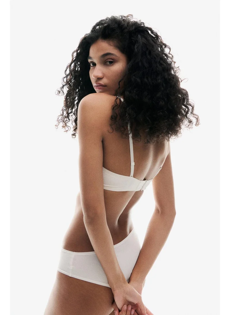 H&M Padded microfibre balconette bra