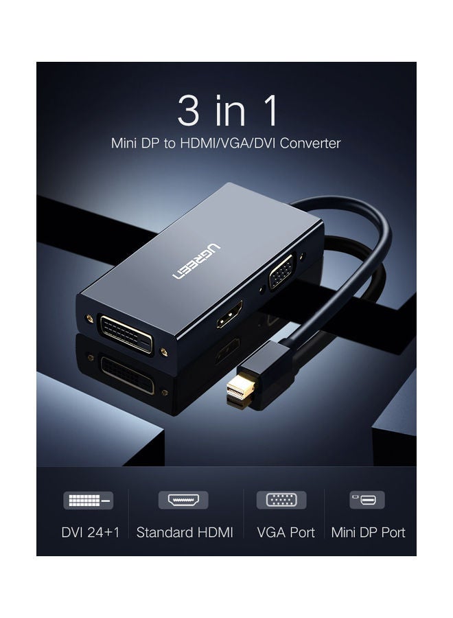 Ugreen Mini DP To HDMI/VGA/DVI Converter - Image 2