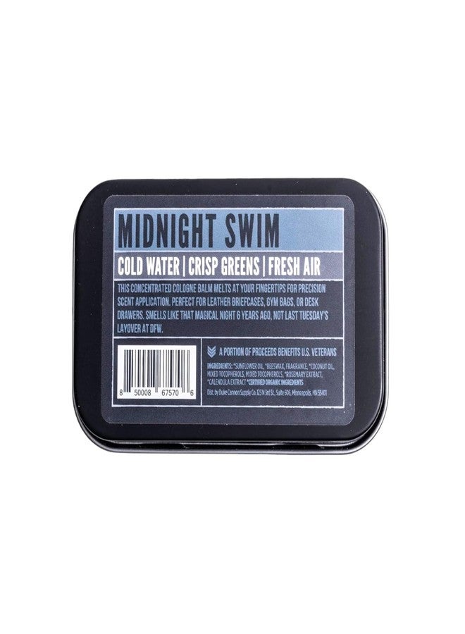 Duke Cannon Supply Co. Duke Cannon Solid Cologne Bourbon & Midnight Swim, Portable Concentrated Cologne Balm, Travel-Friendly, 1.5 oz. 2-Pack - Image 4