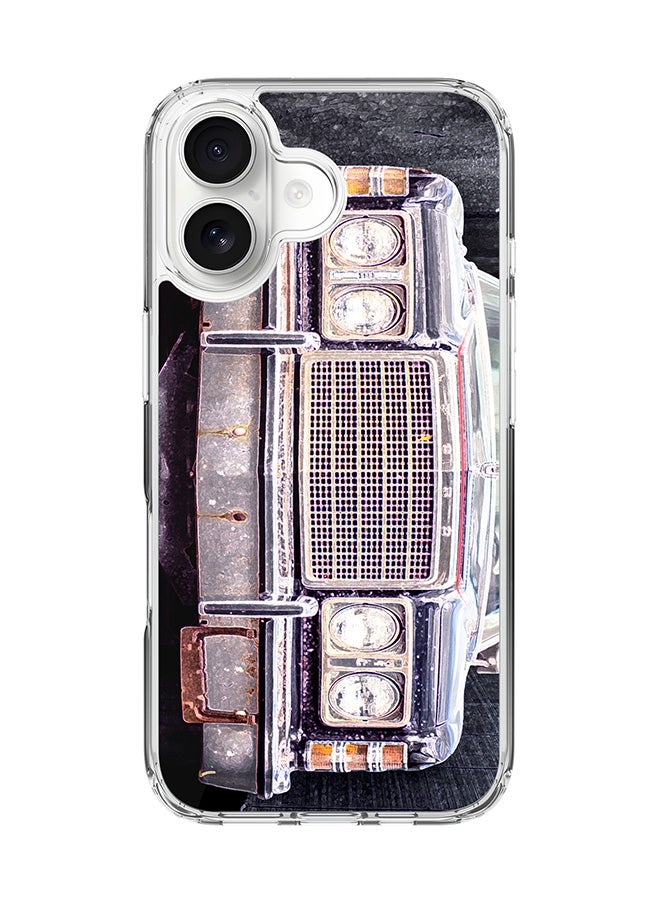 Stylizedd Classic Clear MagSafe Case for iPhone 17 , Hybrid Soft Case Flexible Edges Anti Drop TPU PC Gel Thin Transparent Cover [ Designed for iPhone 17 ] - Old Ford Full Print