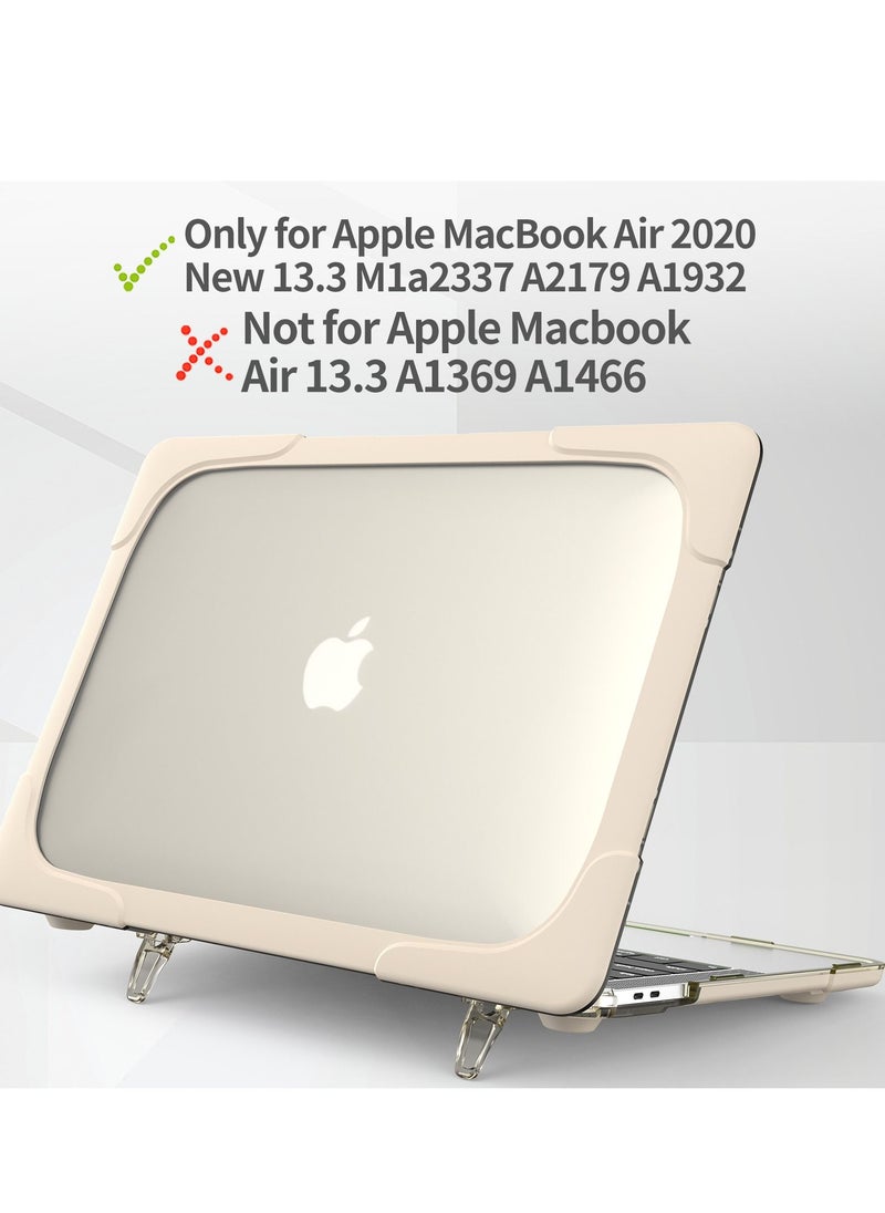 GULFLINK Hard Shell Case Cover with Kickstand Shockproof Function for MacBook Air A1932/A2179/A2337  13 inch  - Image 1