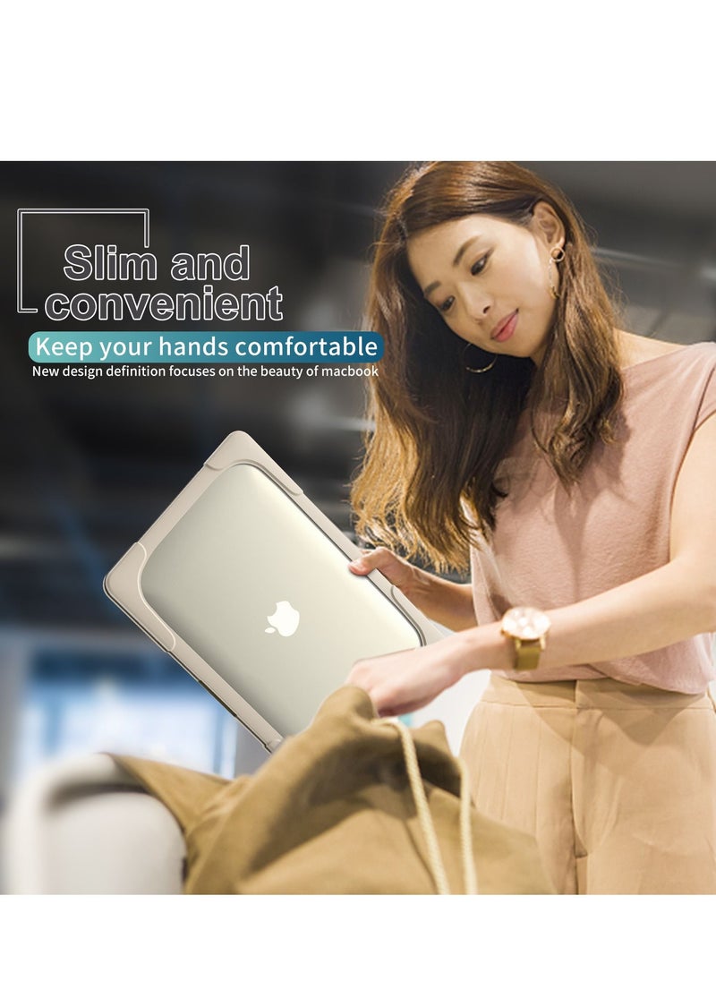 Hard Shell Case Cover with Kickstand Shockproof Function for MacBook Air A1932/A2179/A2337  13 inch