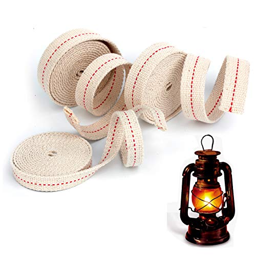 HuaArt 19.5 Foot /3 Rolls Oil Lamp Wick, 1/2 Inch Oil Lantern Wick, 3/4 Inch Flat Cotton Wick, 7/8 Inch Oil Lamp Wicks Burner with Stitch, 6.5 Feet per Roll - Image 5