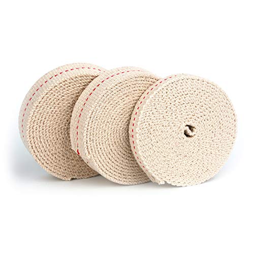 HuaArt 19.5 Foot /3 Rolls Oil Lamp Wick, 1/2 Inch Oil Lantern Wick, 3/4 Inch Flat Cotton Wick, 7/8 Inch Oil Lamp Wicks Burner with Stitch, 6.5 Feet per Roll - Image 3