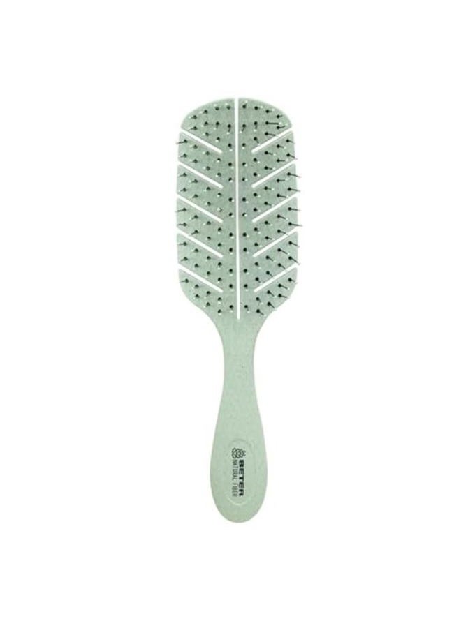 BETER Detangling Eco Brush - Natural Fiber Brush, Green - Image 1