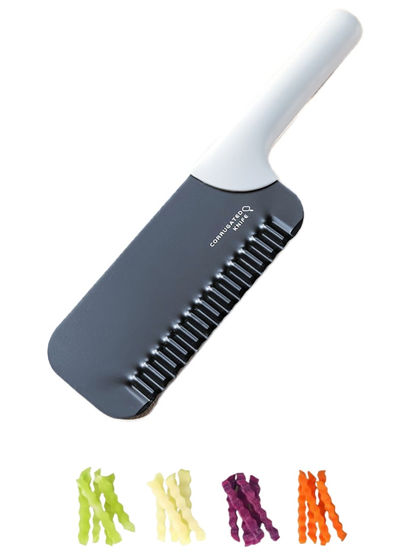 Generic Wave French Fries Slicer Wave French Fries Slicer Potato Corrugated Knife Fancy Fruit Knife  - Image 1