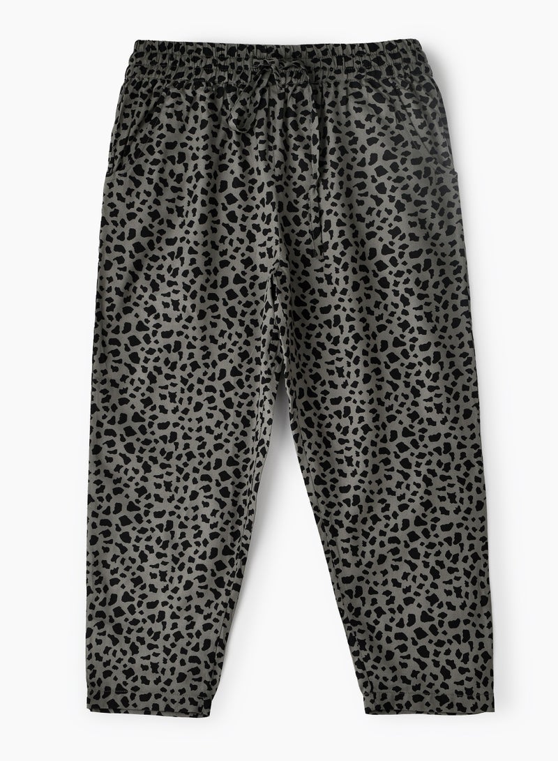 Jelliene Girls All Over Printed Pants 100% Viscose, Soft and Flowy Pants for Girls - Image 1