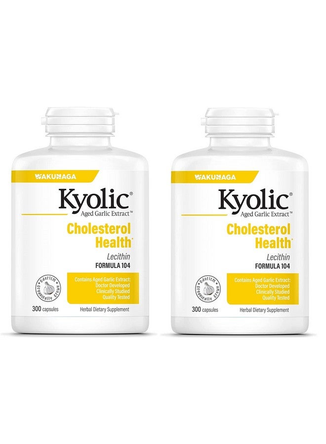 Kyolic #104 Garlic Extract With Lecithn 300 cap ( two-Pack) - Image 1