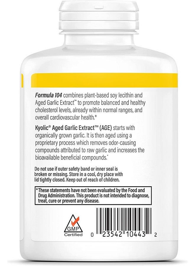 Kyolic #104 Garlic Extract With Lecithn 300 cap ( two-Pack) - Image 3