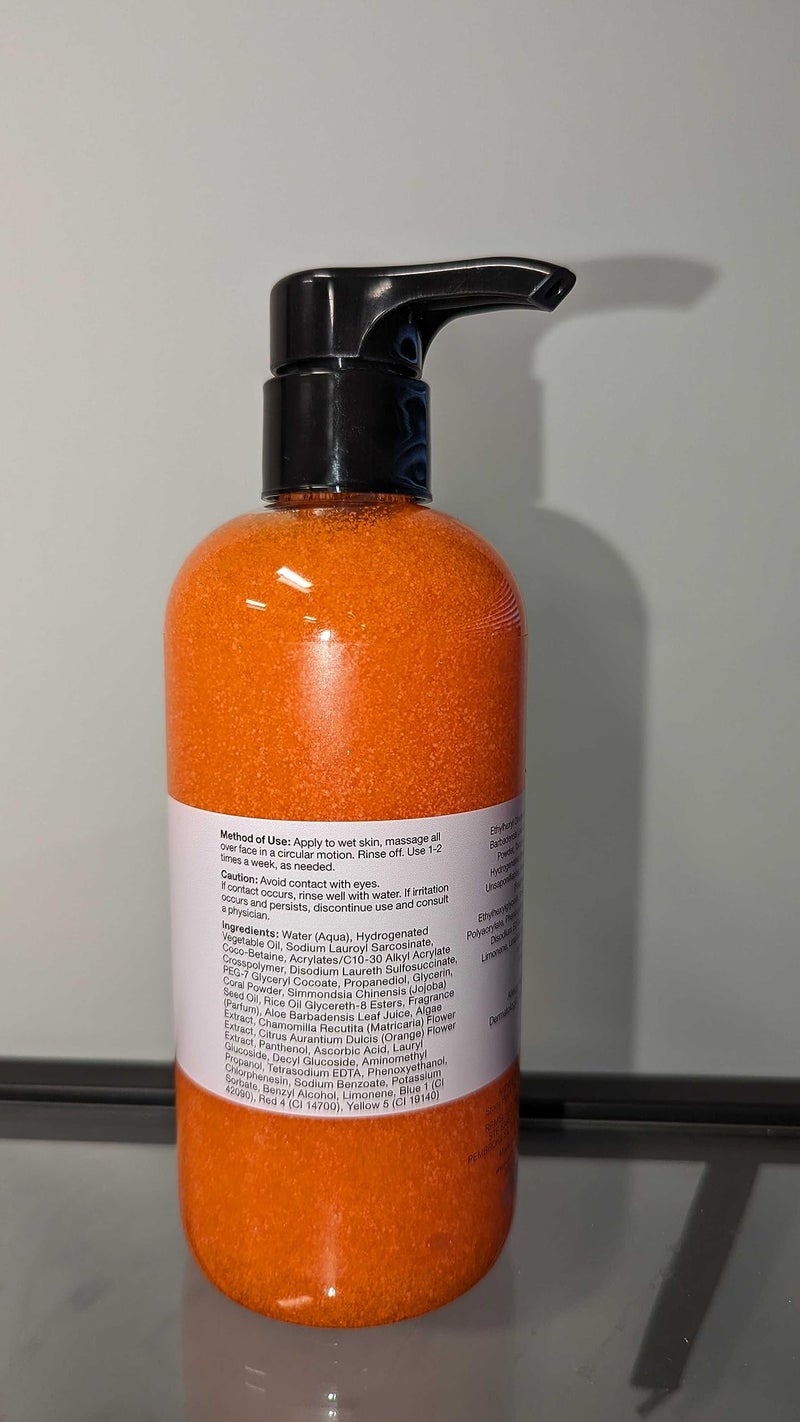 Anthony Facial Scrub, 16 Fl Oz, Contains Aloe Vera, Sand, Algae, Chamomile, Vitamin C, Soothes, Protects, Refreshes and Removes Dead Skin Cells - Image 5