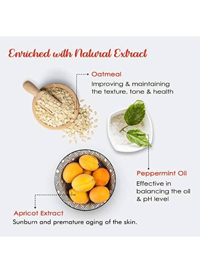 NUTRIGLOW De Tan Scrub For Deep Exfoliation Tan Removal Brightening Skin Acne Prone Blackheads Pore Cleanser Oily Skin| No Paraben & Sulpahate (500 Gm) - Image 5