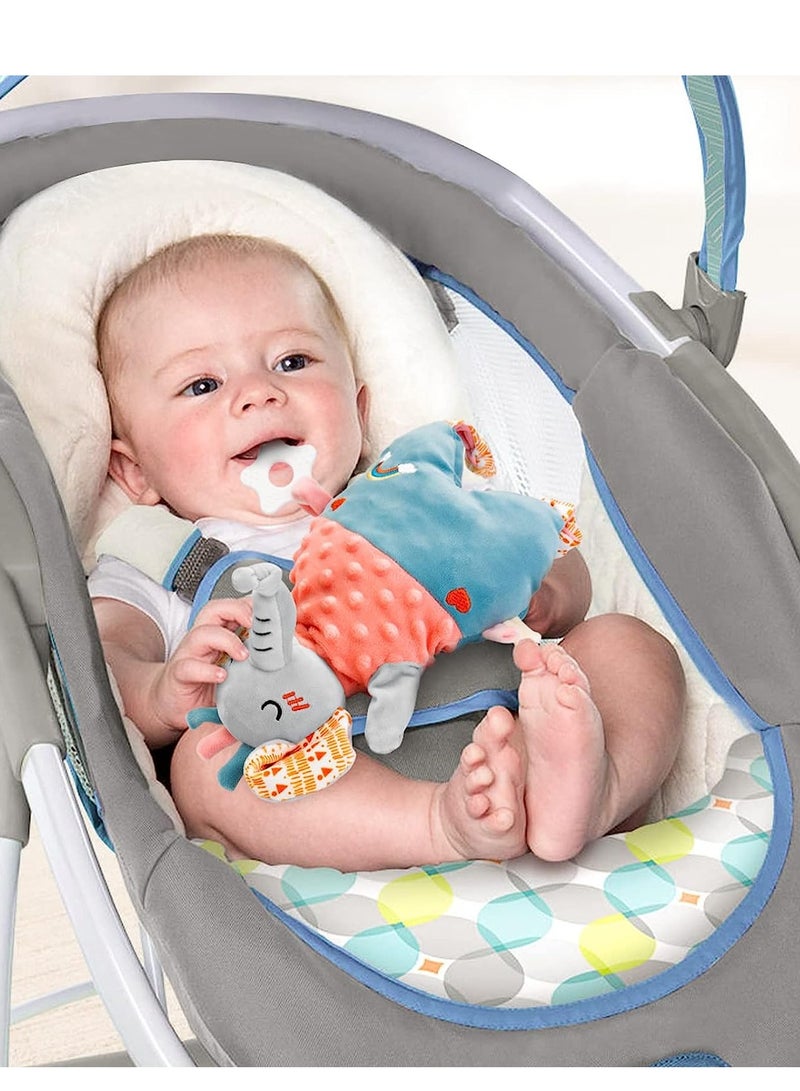 Excefore Soft Hand Puppet for Baby, Toddler Animal Plush Toy Includes Elephant, Newborn Activity  Education Learning Plush Toy, Birthday Gifts Baby Cuddly Toys 0 6 12 Months Washable - Image 3