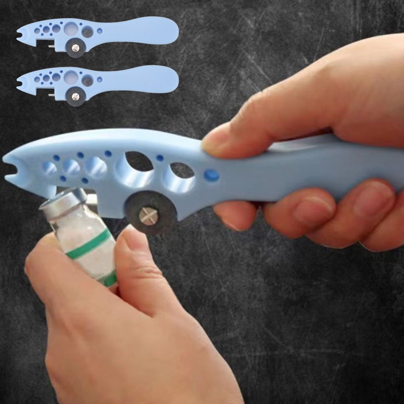 Ampoule Opener: Durable Premium Plastic, Safe Hand Protection - Easy To Use Grinding Wheel, Multifunctional Bottle Cutter for Home, Hospitals, Clinics - Image 5