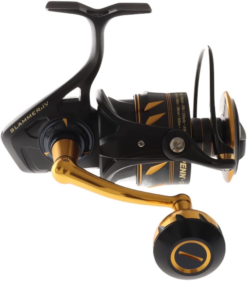 Penn Slammer IV Spinning Reel - Black Gold, 2500 Size - Image 5
