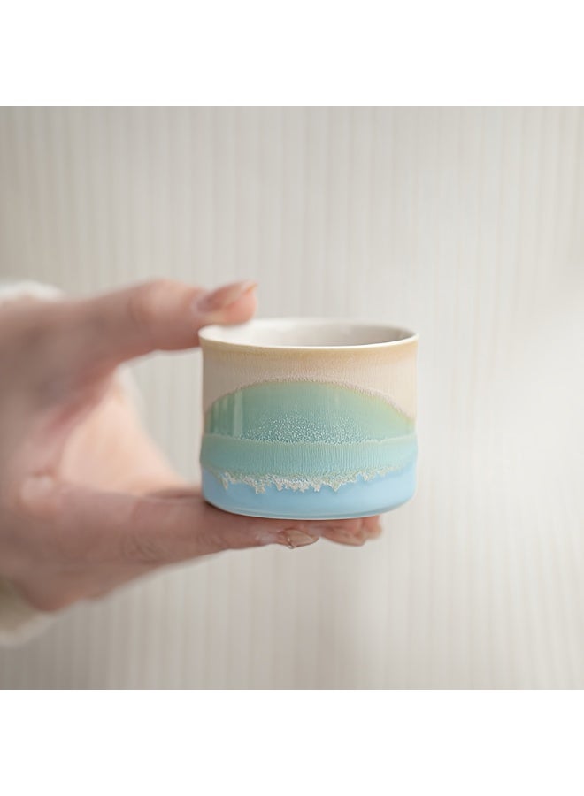WALALLA 4-Piece Ceramic Cup Espresso Cups With Gift Box Elegant Coffee Cups Arabic Mug with Nature Scenery Tea Cup Set Small Size Coffee Mug Drinking Cup Set - Image 5