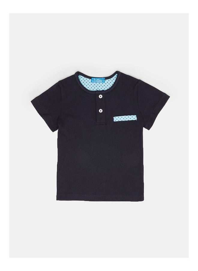milou - Plain Round Short Sleeve T-Shirt - Image 1
