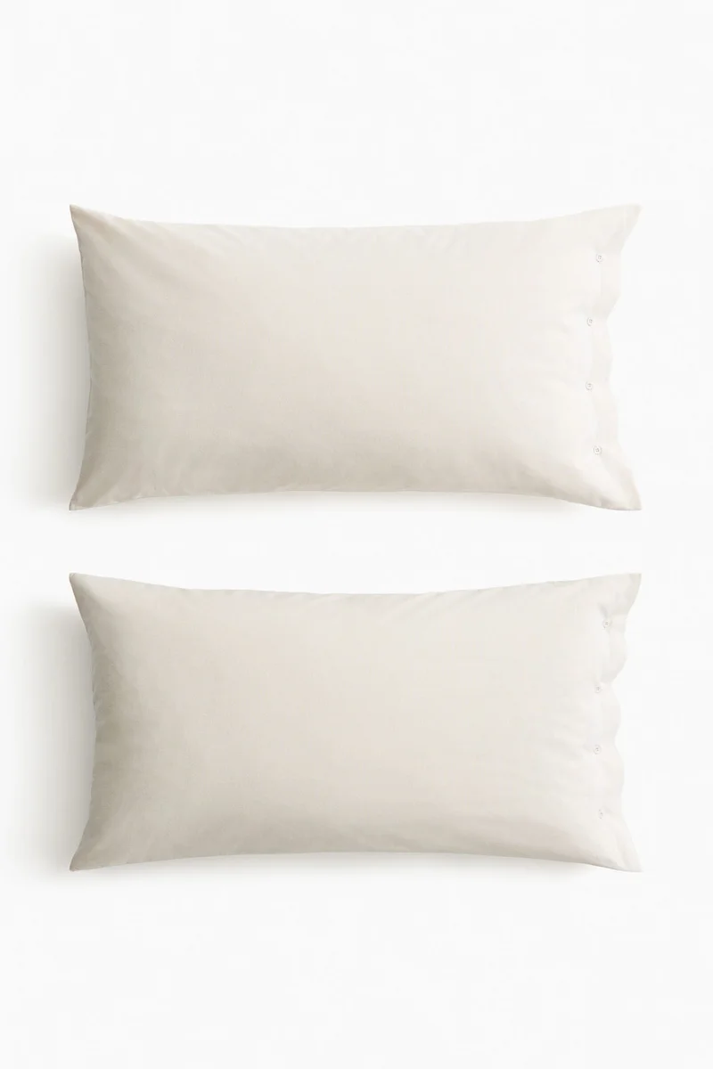 H&M 2-pack cotton pillowcases