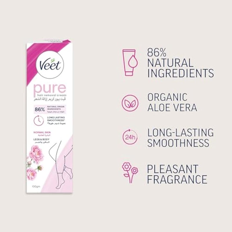 Veet Silky Fresh hair removal cream, 100 ml - Image 3