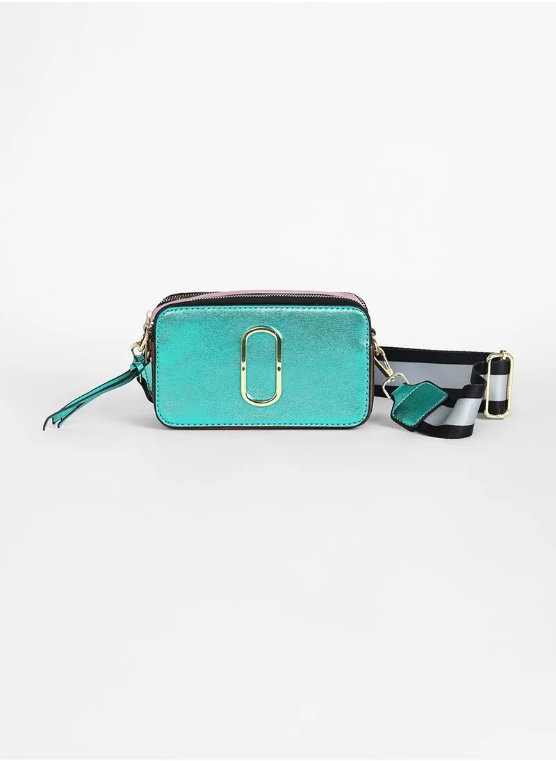 Haute Sauce The Block Box Sling Bag - Pine Green