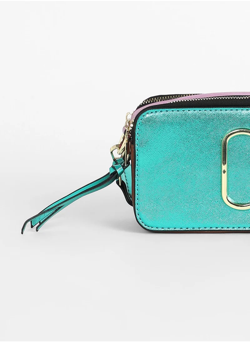 Haute Sauce The Block Box Sling Bag - Pine Green